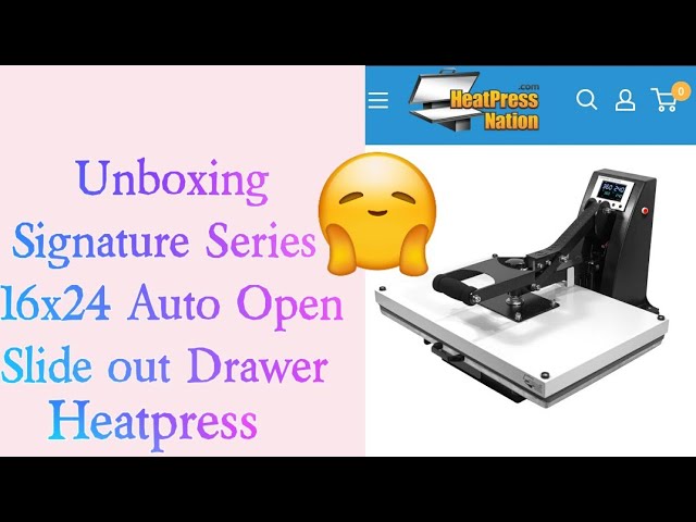 New Heat Press Unboxing  Fancierstudio 15x15 Heat Press Machine