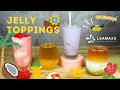 Coconut jelly nata de coco  refreshing topping choice for bubble tea