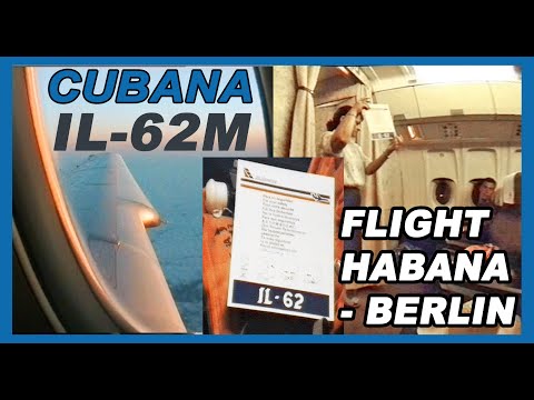 CUBANA IL-62M flight HAVANA - Berlin-Schönefeld 1995
