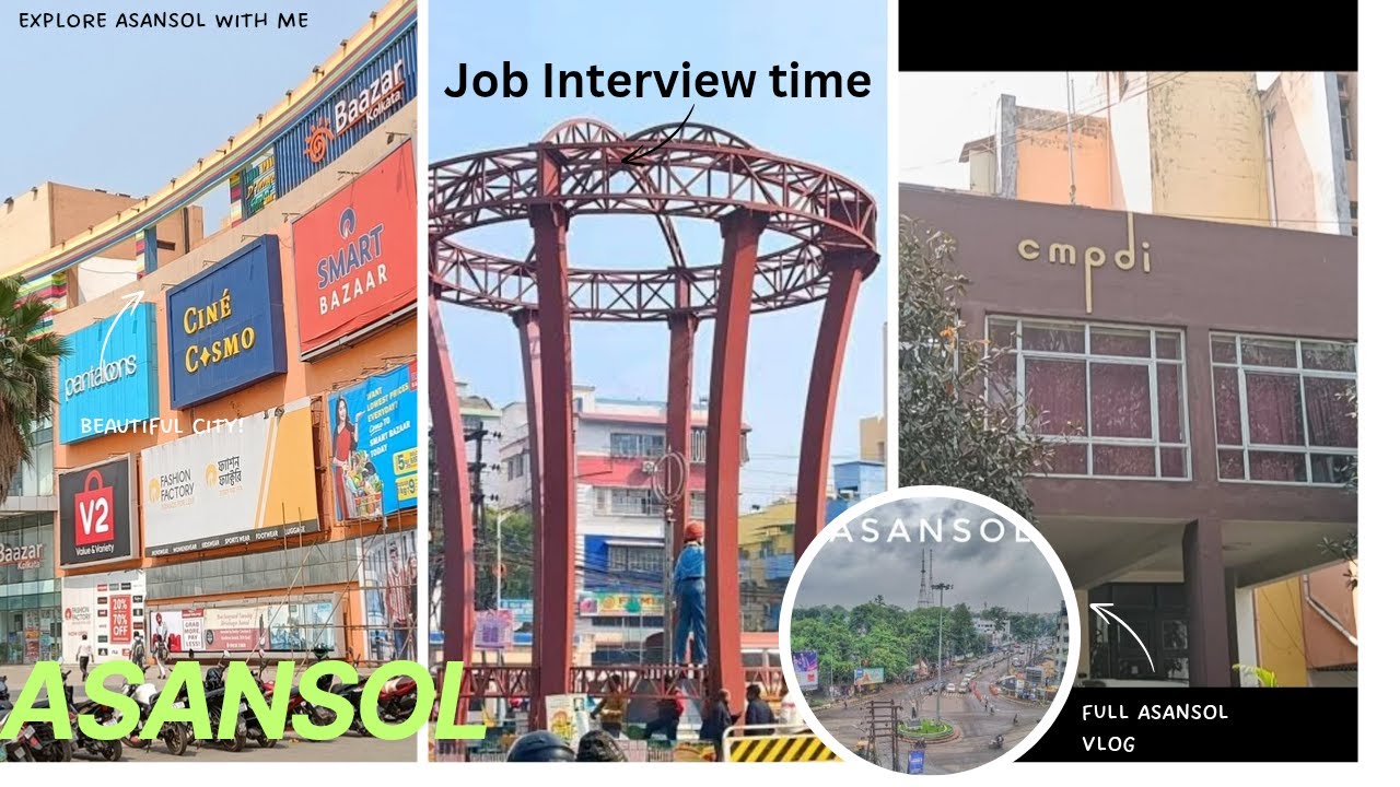Asansol Vlog !! Sentrum mall !! Job interview !! आसनसोल का पूरा वीडियो