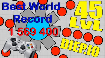 Diep.io World Record - 1 569 400+ Bullets From Hell (Speed up Gameplay)