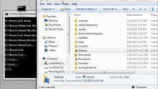 Famous Command prompt Tutorial 2 - Change Hard Drives in cmd ,Create and deleting files and folders Profile