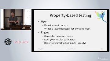 Escape from Auto manual Testing with Hypothesis! | Scipy 2019 Tutorial | Zac Hatfield-Dodds