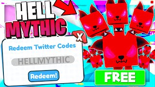 ALL NEW HUGE MYTHICAL *8 BIT UPDATE* CODES In Roblox Pet Simulator X! 