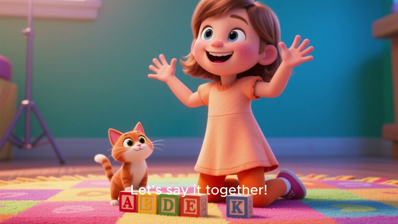 Fatima and Pudding K is for Kangaroo | Fun Alphabet for Kids