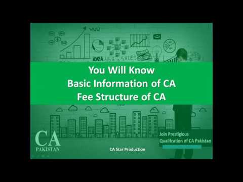 CA Pakistan | Basic Information With Fee Structure