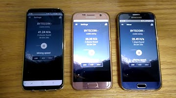 Samsung Mobile Mining Performance Compared (HD)