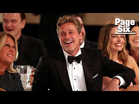 Brad Pitt delights fans with new haircut at Golden Globes 2023 | Page Six Celebrity News