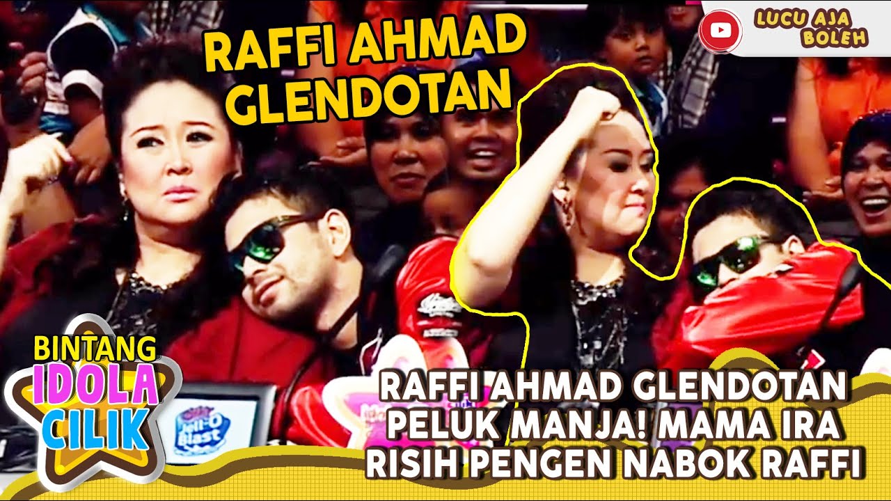 RAFFI AHMAD GLENDOTAN PELUK MANJA! MAMA IRA RISIH PENGEN NABOK RAFFI - BINTANG IDOLA CILIK