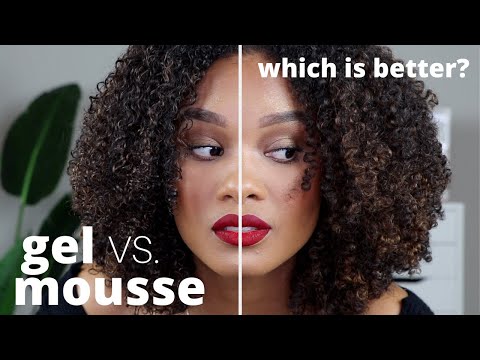 gel vs mousse | wash n go styling experiment for natural hair