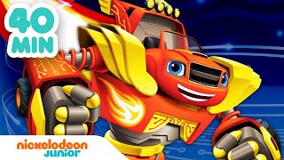 Blaze et les Monster Machines | 40 MINUTES de Robot Blaze à la rescousse | Nick Jr.