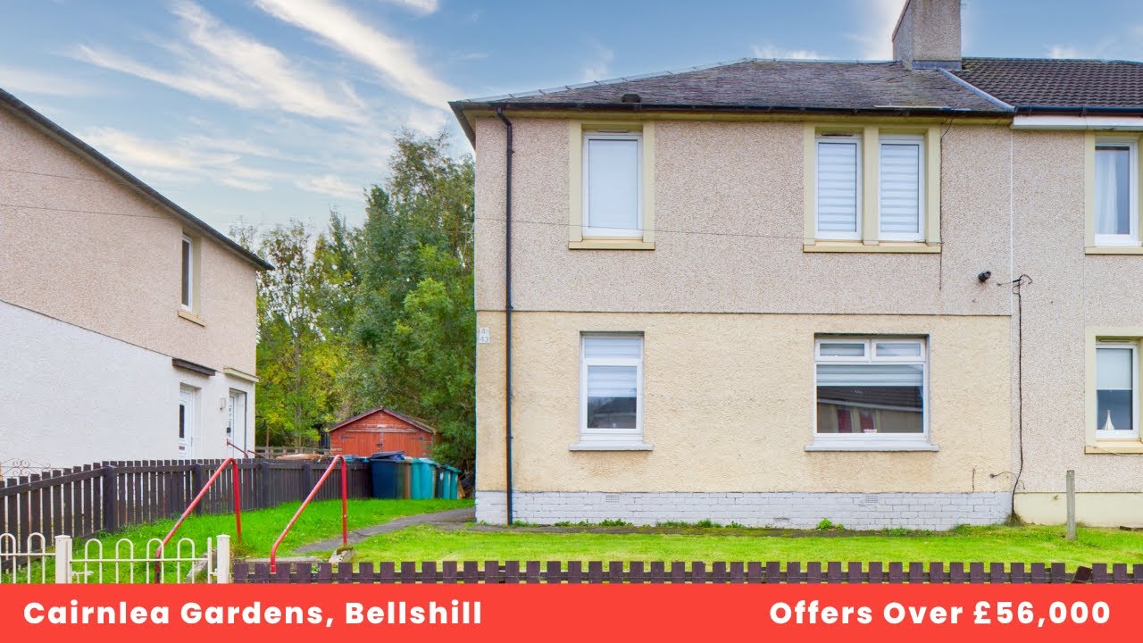 Offers Over £56,000 Great 1 Bedroom Ground Floor Flat in Bellshill