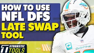 How To Late Swap In NFL DFS | Stokastic NFL DFS Contest Sims