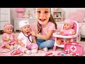 ADA DOKTOR OLDU BEBEKLERİ HASTA! BABY DOLL BARBİE DOLL KIZ EVCİLİK OYUNU! 