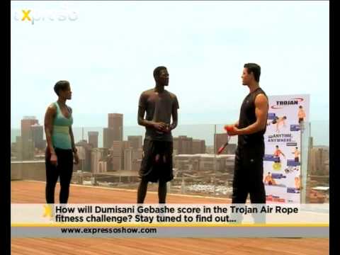 Trojan Air Rope Fitness : Dumisani Gabashe (14.11. 2013) - YouTube