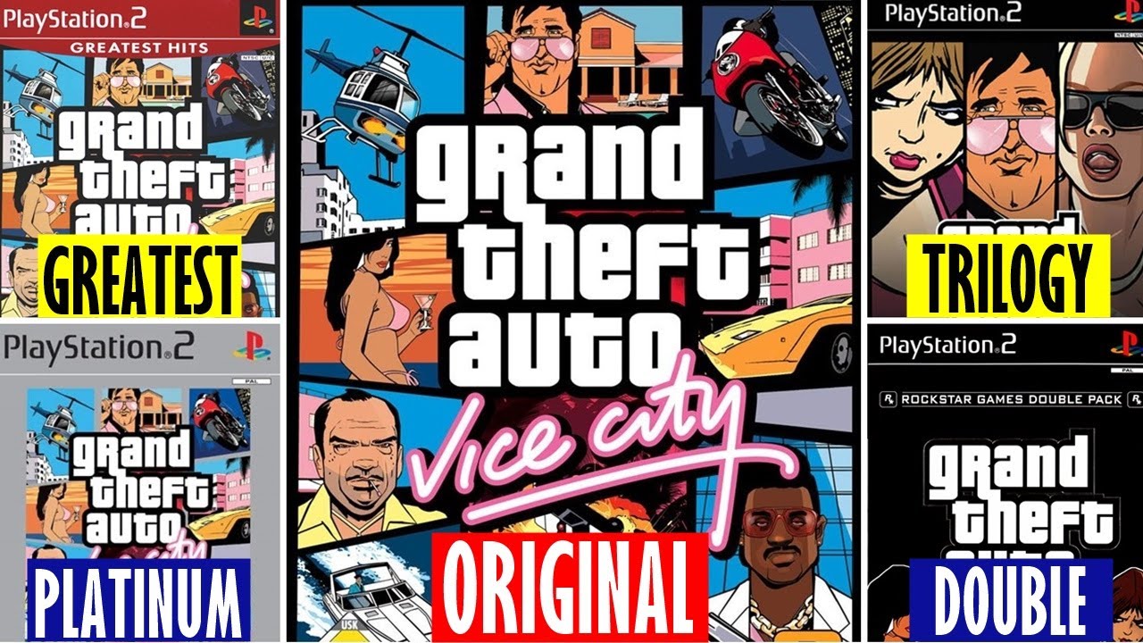 GTA Vice City [REPRO-PACTH] - PS2 - Sebo dos Games - 10 anos!