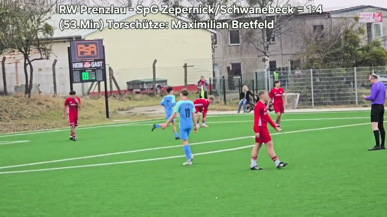 Rot-Weiß Prenzlau u19 - SpG Zepernick/Schwanebeck u19 (Alle Treffer)