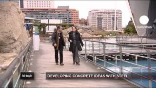 Euronews Hi-Tech - Bendy Concrete Inventor Up For Top European Prize
