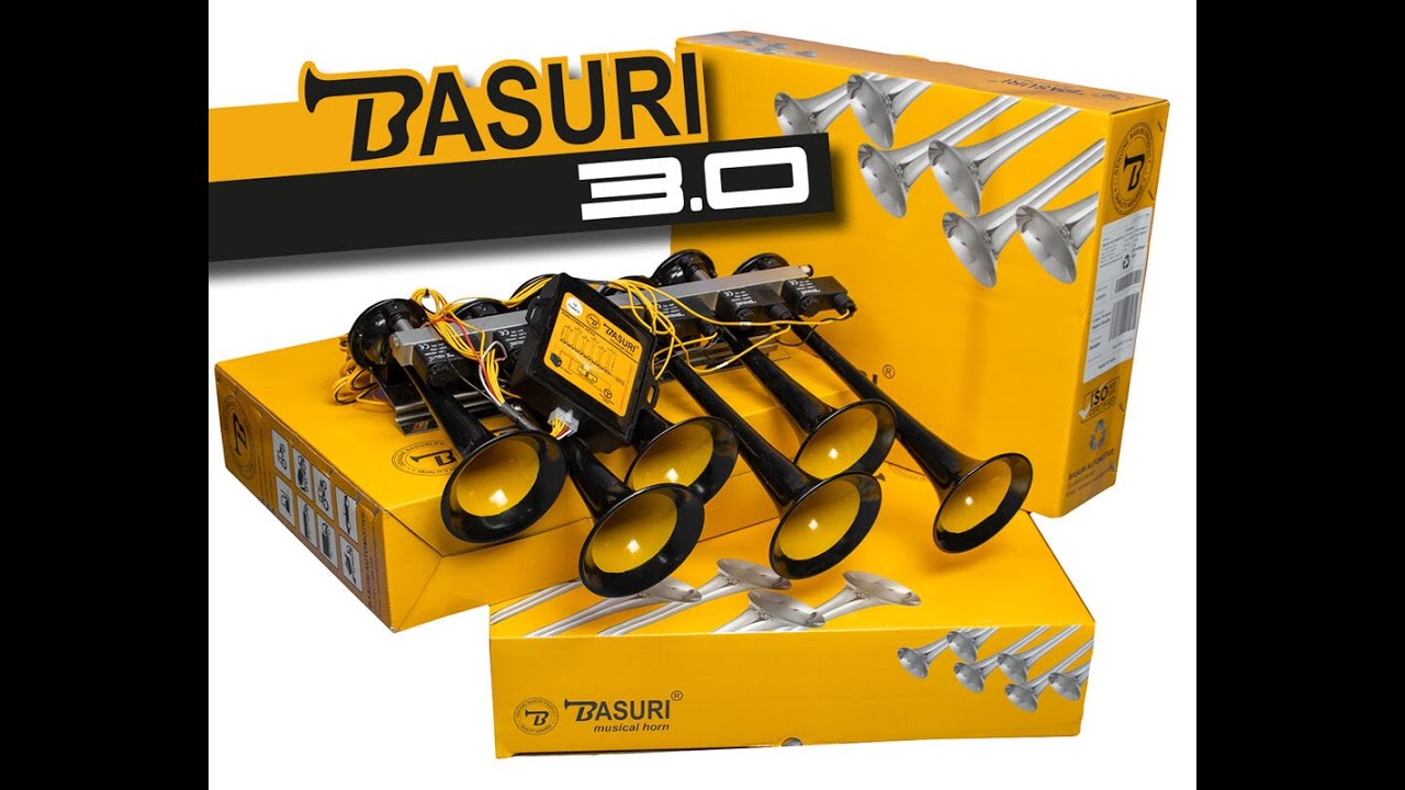 BASURI® 4.0 - MUSICAL AIRHORN 12/24V - TRUCKJUNKIE