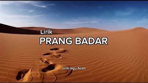 Anil Althaf - Prang Badar | Official Lyric Video