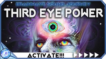 UNLEASH!!! THIRD EYE POWER : Third Eye Activation Frequency Music: USE IF READY!!! OPEN THIRD EYE