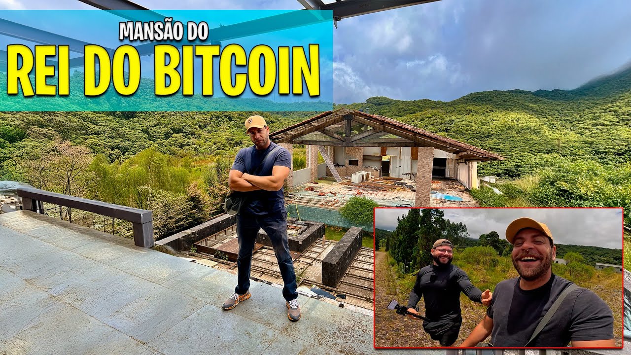 EXPLORAMOS A MANSÃO DO REI DO BITCOIN!!!