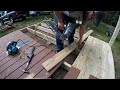 Ground Level Deck Extension Time Lapse