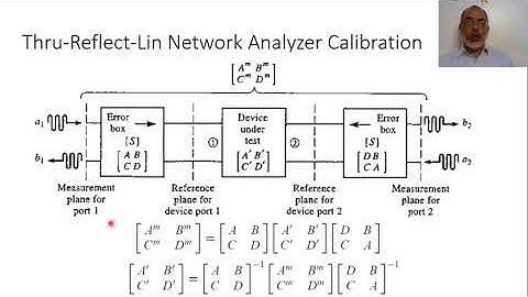 Chapter04 16 VNA Calibration TRL by using Signal Flow Graph