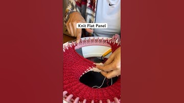Knit a Flat Panel Knitting Machine