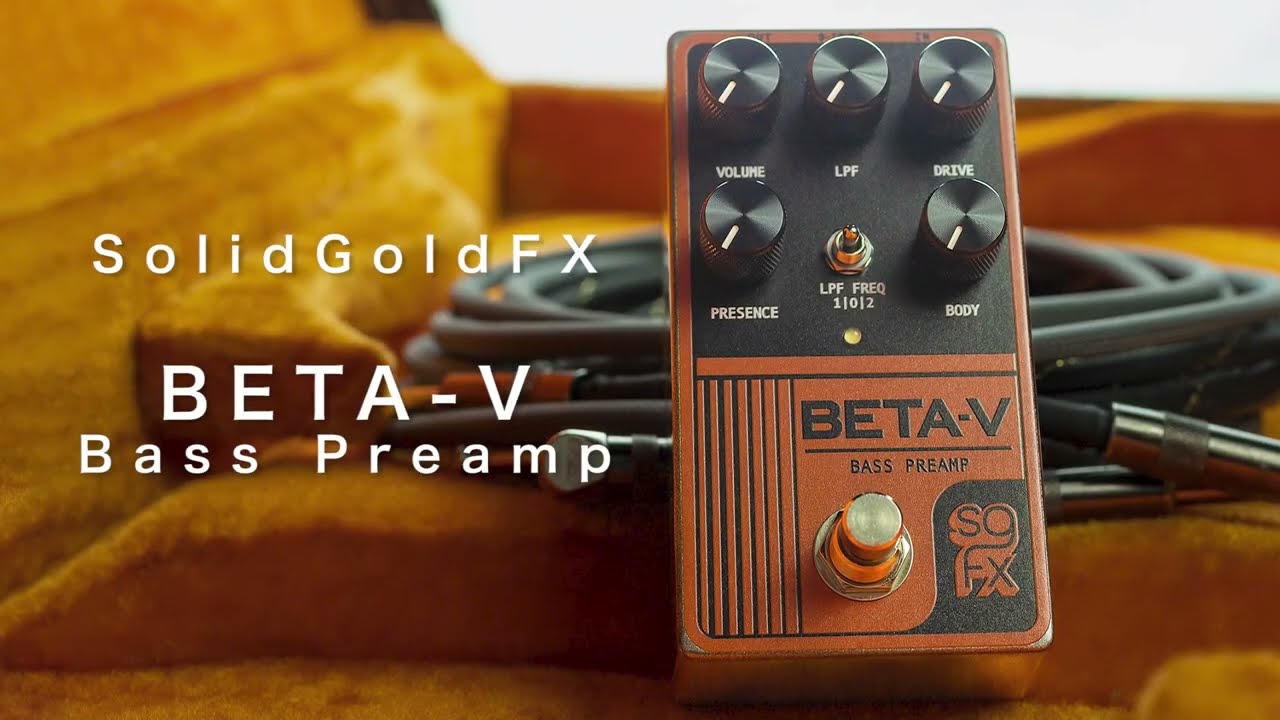 Solid Gold Fx BETA MKII ベース用 オーバードライブ