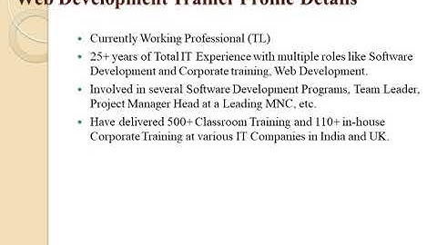 Best Web Development Courses- Classes- Institutes in Pune | Pune Training Institute