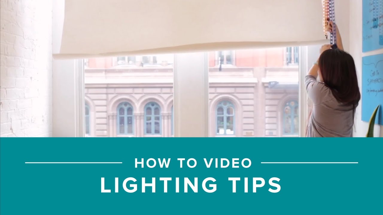 How To Get Better Lighting For Your Video On A Budget - YouTube