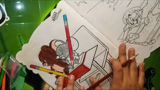 Tom and Jerry colouring pages | colouring video |#3 screenshot 5