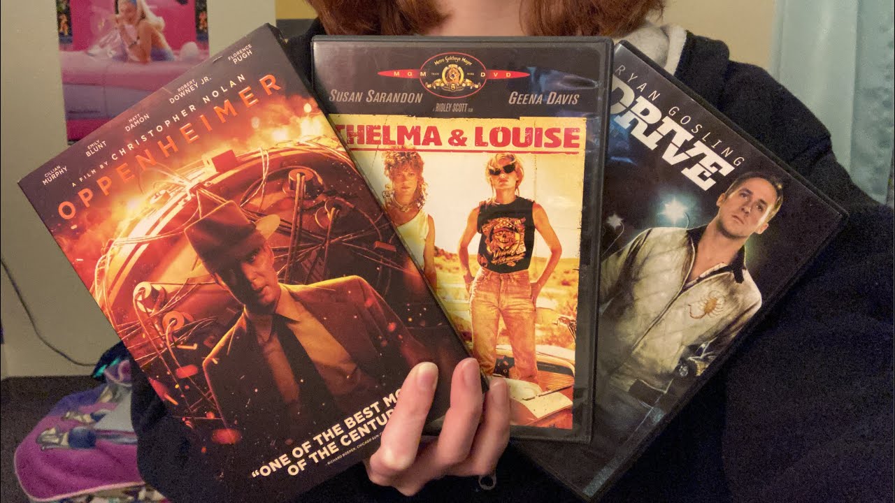 ASMR - DVDs I got for Christmas - tapping, whispering