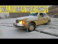 How good is a mercedes w123 240d in the snow find out