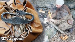 Viking Tinder Pouch - Flint And Steel Fire Making | Bjørn Andreas Bull-Hansen Viking Tinder Pouch - Flint And Steel Fire Making | Bjørn Andreas Bull-Hansen