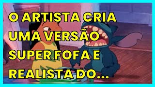 O ARTISTA CRIA UMA VERSÃO SUPER FOFA E REALISTA DO PERSONAGEM LILO DA SÉRIE ONLINE LILO...