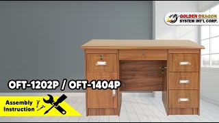 Celebrity HOW TO ASSEMBLE OFFICE TABLE | OFT-1202P - 1404P Wealth