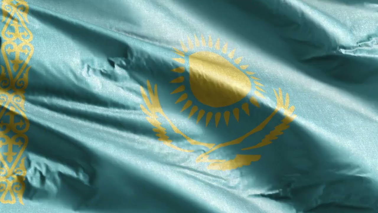 🇰🇿 Kazakhstan Flag: 4K Pride Waves of the Kazakh Spirit 🌟