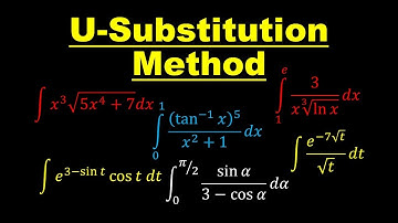 Lecture 8: Substitution Method: A trick every calculus student must know