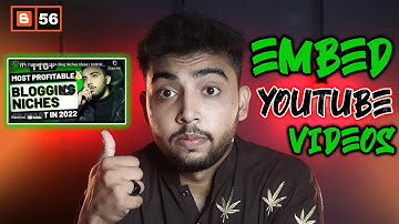 How to responsive Embed YouTube videos in your Blog Articles | Blogger Course 2022