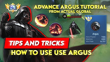 4 Simple Guide From the Former Global Argus For New Or Average Argus Users(Tips and Tricks)~ ML