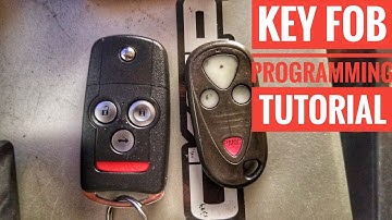 HOW TO PROGRAM YOUR HONDA  ACURA REMOTE KEYFOB YOURSELF QUICK AND EASY IN LESS THAN A MINUTE