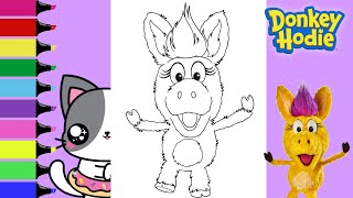 Coloring Donkey Hodie PBS Kids Donkey and Duck Duck Coloring Book | Sprinkled Donuts JR