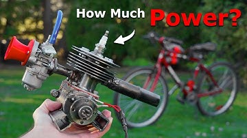 I Put My Homemade Two-Stroke Engine on a Bike