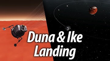 Duna & Ikes First Landing (Beginner Tutorial: 13) Kerbal Space Program (KSP) 1.1 Stock Career