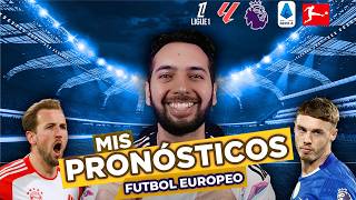 PRONÓSTICOS FUTBOL EUROPEO ⚽️🏆 | PREMIER LEAGUE | LALIGA | SERIE A | BUNDESLIGA | APUESTAS