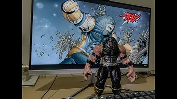 3D Printed Juggernaut Figure In Black