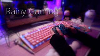 🌙🌧️  Rainy Night Gaming ASMR | Cozy Controller Sounds 4K screenshot 2