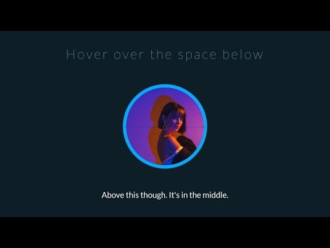 How To Create A Circular Reveal Image On Hover Using HTML & CSS | Website Design Tutorial